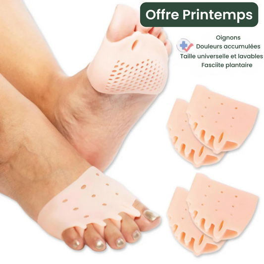 Semelles orthopédiques avec séparateur d’orteils I OrtoConfort™